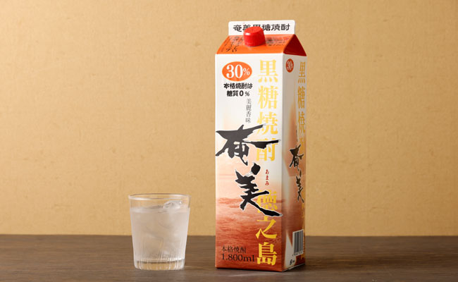 【鹿児島徳之島】黒糖焼酎 奄美 1800mlパック×6本セット 計10.8L 30度 焼酎 お酒 紙パック