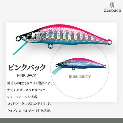 ふるさと納税 大館市 渓流用ミノーZeebach50Sピンクバック |  | 01