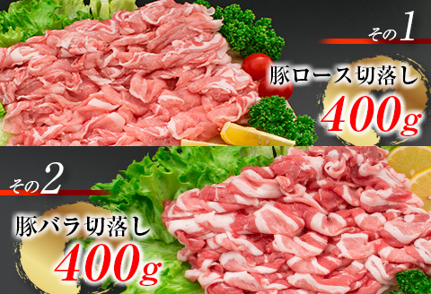 豚肉 切り落とし 4種 セット 合計2.2kg 日南市産 ポーク 国産 食品 おかず お弁当 おつまみ 万能食材 豚ロース 豚バラ 豚モモ 豚ウデ 切落し 食べ比べ 人気 おすすめ カレー 焼肉 生姜