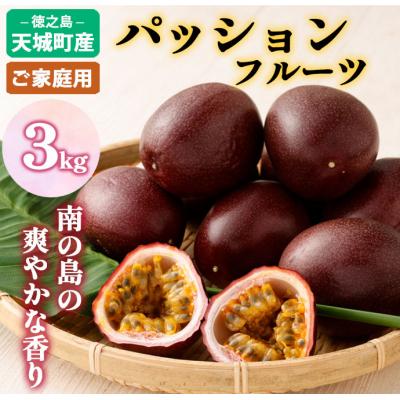 ふるさと納税 天城町 【2026年発送】先行受付 徳之島 天城町産 パッションフルーツ ご家庭用 3kg トロピカル
