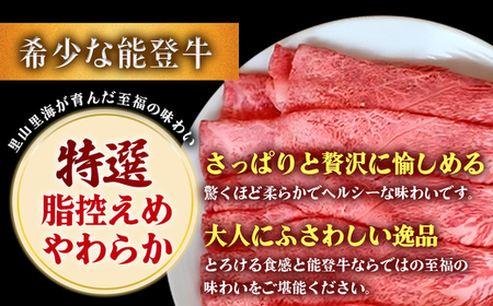 石川県産 能登牛（4～5等級）特選しゃぶしゃぶ用 600g