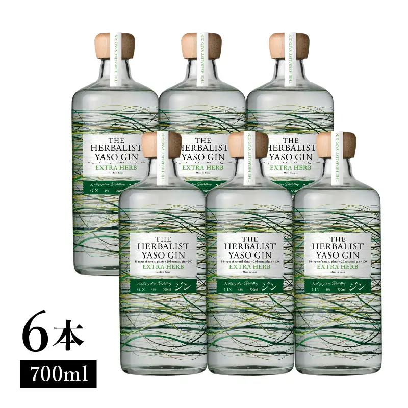 クラフトジン 700ml 6本 越後薬草 酒 クラフトジン