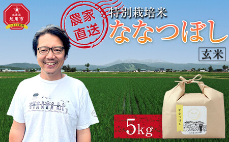 【先行予約】特別栽培米ななつぼし玄米5kg 令和7年産(10月より発送予定) |  玄米 玄米 玄米 玄米 玄米 _05274