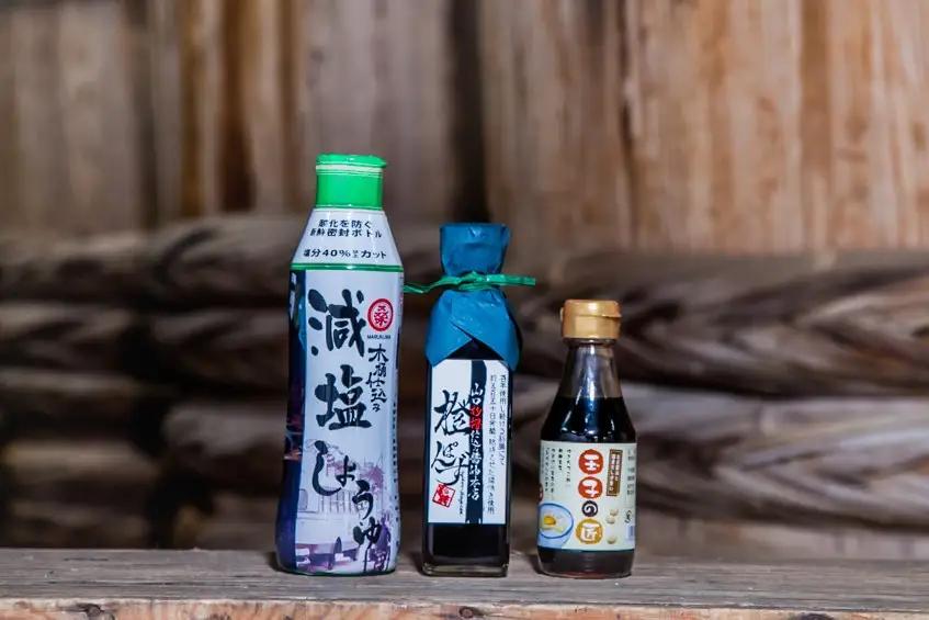 木桶で仕込む地産醤油 減塩しょうゆでヘルシーじゃねセット 桑田醤油有限会社 山口県 防府市 O-I62 醤油 詰め合わせ 減塩 調味料 ぽん酢 ギフト 木桶仕込み 天然醸造 食べ比べ 健康 ヘルシー