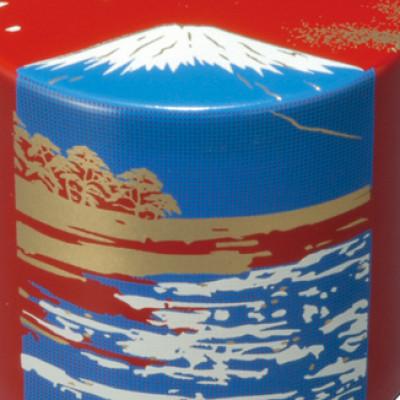 ふるさと納税 海南市 紀州漆器 漆芸 蒔絵 文鎮 丸 赤 富士山 |  | 01