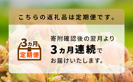 玉ねぎ 富良野産 さかぐちさん M-L混合 玉ねぎ【約10kg】【3ヵ月定期便】