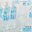 【ふるさと納税】【定期便6か月】【日本名水百選】くじゅう連山の湧水 500ml×24本（1ケース） | ペットボトル 飲料水 ソフトドリンク 水 備蓄用 九州乳業 湯布院 由布院 由布市 大分県 大分 九州 お取り寄せ 送料無料 お楽しみ