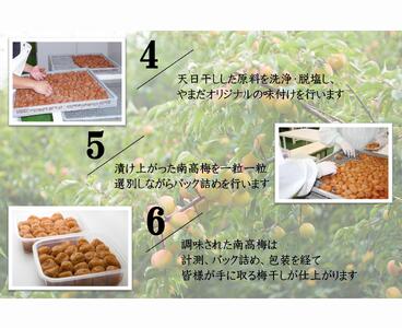 紀州南高梅 「花」 塩分約6％ 850g ［YM8m］ A-246