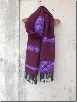 ito to iro 手染め・手織り仕上 メリノウール100% クラックル織りストール ファッション小物