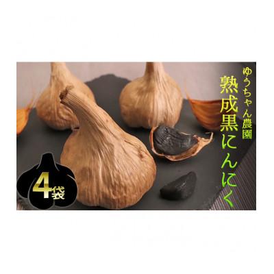 ふるさと納税 姫路市 [53650410]ゆうちゃん農園熟成黒にんにく M玉3個入×4袋
