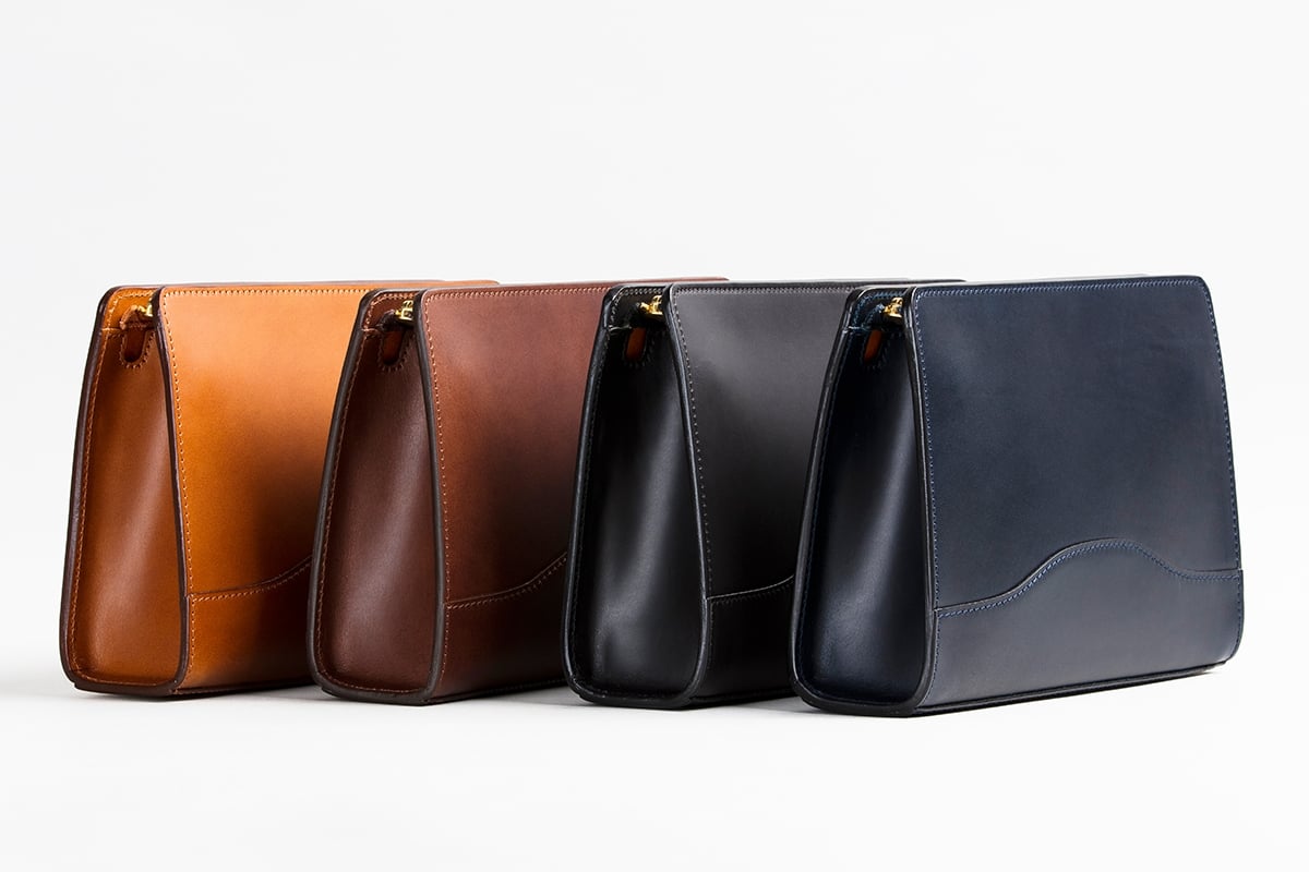 
            クラッチポーチ(1気室ストラップ付)【1126-2-BTL】｜革製品 レザー 国産 [0984-0986]
          