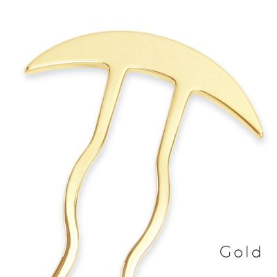 ふるさと納税 静岡市 【女性のアイデア×職人技】ステンレス製かんざし「Arc Liner / Gold」