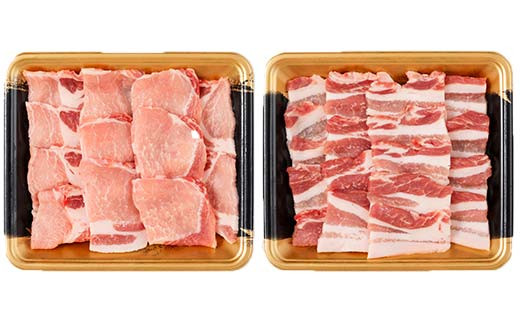 山形県 戸沢村産 戸澤豚一番育ち 2種食べ比べセット 600g(ロース300g×1 バラ300g×1) 焼肉用 豚肉 豚 肉 ポーク 国産 ブランド豚 冷凍 BBQ バーベキュー 贈答用 贈り物 プレ