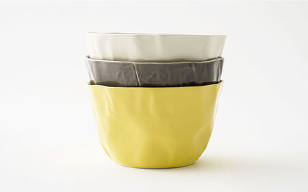 【波佐見焼】パピルス サラダ ボウル 3個セット 食器 皿 【一龍陶苑】 [CC47] 波佐見焼