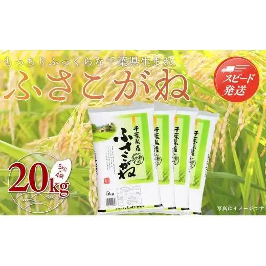 【最短2～7営業日出荷】令和7年産 千葉県産「ふさこがね」20kg（5kg×4袋） A005