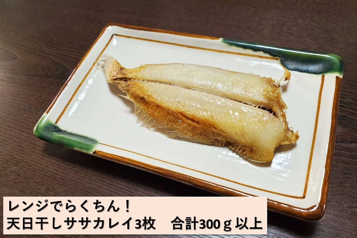 
            レンジでらくちん！　天日干し　ササカレイ　3枚　合計300ｇ以上 【2002】
          