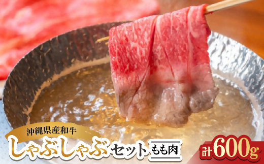 
            沖縄県産和牛しゃぶしゃぶセット もも肉 600g(150g×4P)【1574974】
          