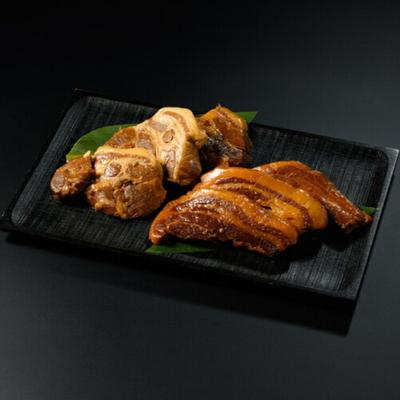 ふるさと納税 古河市 豚肉の甘露煮詰合せ(肩ロース・豚バラ:110g×各3 )常陸の輝き【古河ブランド認証品】 _BC08 |  | 01