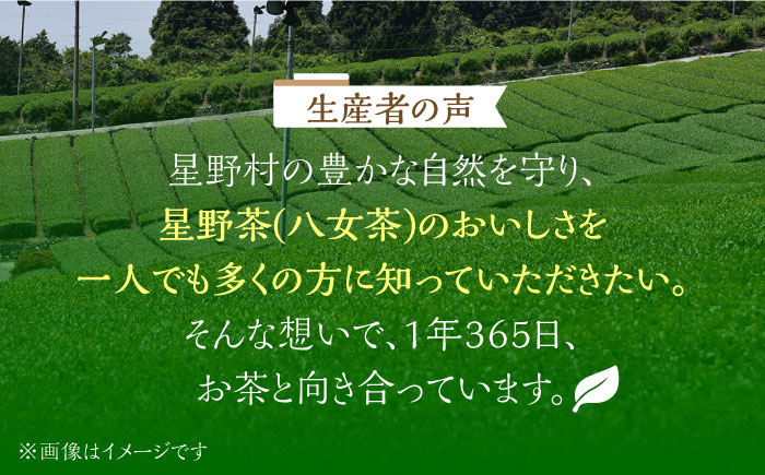 【新茶】星野村の八女茶 飲み比べ 3本セット《築上町》【株式会社ゼロプラス】 [ABDD051] 17000円 