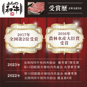【農林水産大臣賞受賞】 ふらの和牛すき焼き食べ比べセット計320g（2～3人用） お肉 牛肉 サーロイン 