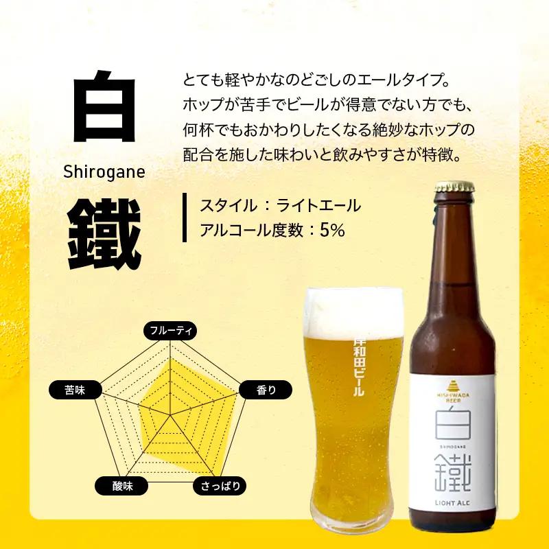 クラフトビール 定期 2回 白鐵 330ml×6本 クラフトビール