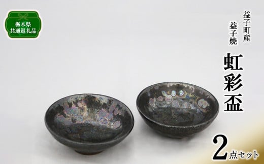 【栃木県共通返礼品・益子町産】虹彩盃２点セット |  真岡市 栃木県 送料無料