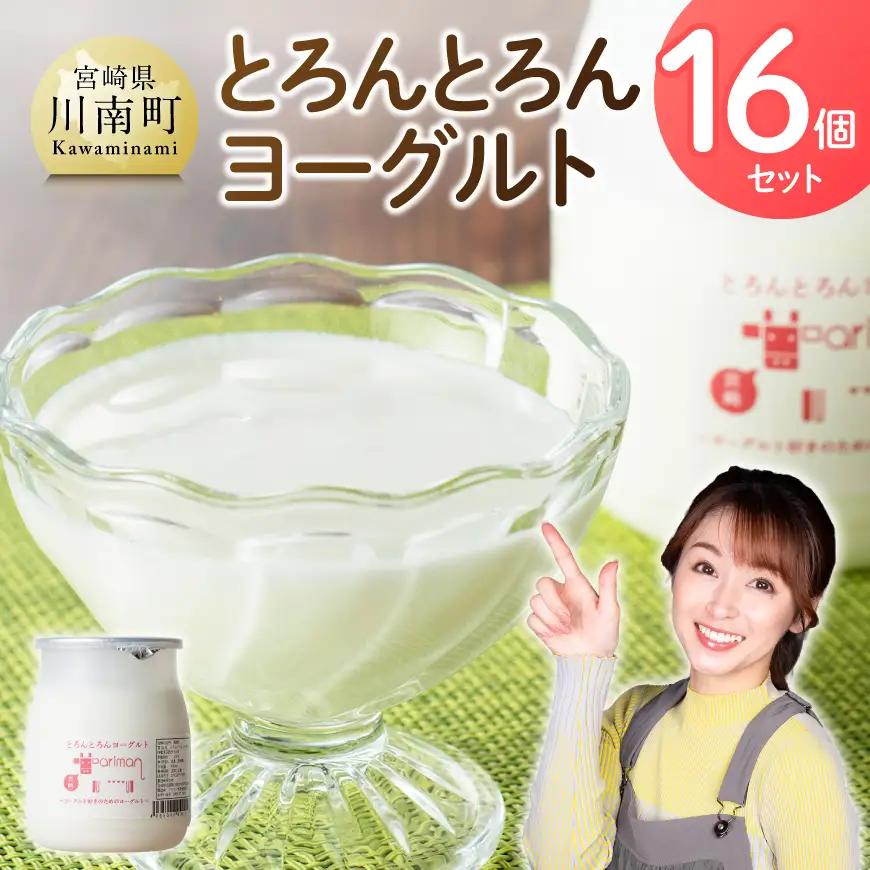 とろんとろんヨーグルト16個セット【 トロントロンヨーグルト トロントロン アリマン 乳製品 乳 加工品 牛乳 ヨーグルト 乳 】 