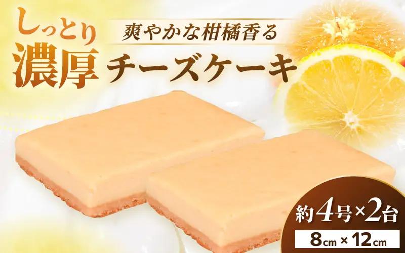 【2026年9月発送】濃厚スイーツ チーズケーキ スクエア（8cm×12㎝×2個セット）【デザート 菓子 お菓子 洋菓子 スイーツ おやつ クッキー生地 冷凍】 [e44-a014_09]