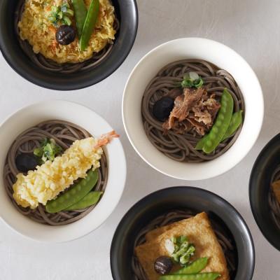 ふるさと納税 小豆島町 さぬき小豆島　手延冷凍調理そば6食セット(えび天2/牛肉2/かきあげ2) |  | 01