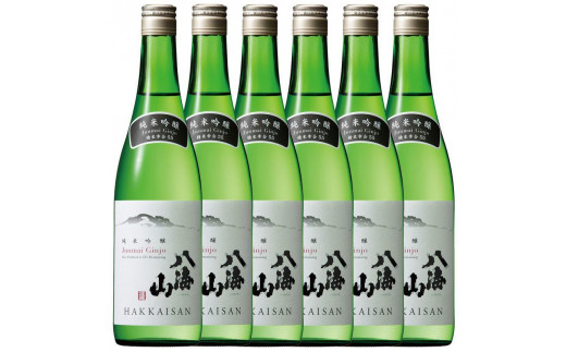 
                  日本酒 八海山 純米吟醸 720ml×6本
                