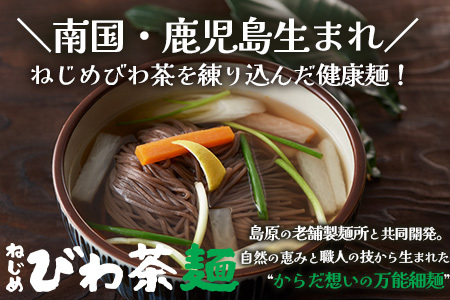 九州産 ねじめびわ茶麺 50g10束入 2袋セット | 麺 めん 乾麺 和風 洋風 中華風 びわ茶 ラー麦 コシ のどごし 温麺 冷麺 鹿児島県 南大隅町 十津川農場 TO-4