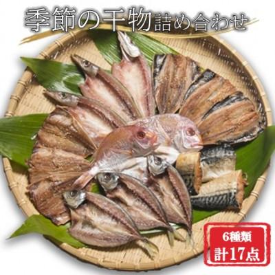 ふるさと納税 若狭町 季節の魚を詰め合わせ　干物ギフトセット(6種類合計17点)