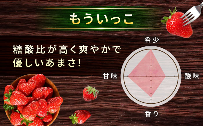 苺 「もういっこ・紅ほっぺ」200ｇ×4パックセット 広島県福山市/株式会社ラフテル もういっこ 紅ほっぺ いちご イチゴ セット　 [BAGD001]