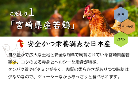 KU230-15T9 ＜9ヶ月定期便・数量限定＞ 小分け＆バラバラ！宮崎県産鶏ももカット 合計13.5kg (250g×6袋×9ヶ月定期便)