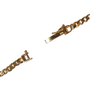 18金6面シングル喜平ブレスレット18cm（50043397）