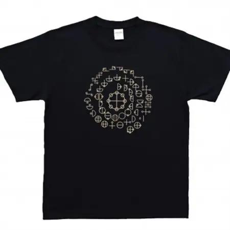 Tシャツ カタカムナ 姫川薬石 ネイビー (半袖 Mサイズ)【1619461】