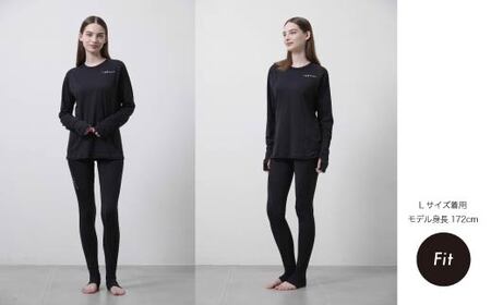 nishikawa 西川【エアーリカバリー】スリープテックウェア レディースボトムス Lサイズ｜パジャマ ルームウェア 健康 リラックス 安眠 休養 快適 ストレッチ 血行促進 高機能性 疲労回復 日