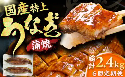 【6回定期便】国産鰻蒲焼　特上品（200g×2尾） 広川町 / イールファクトリー株式会社 [AFBS015]