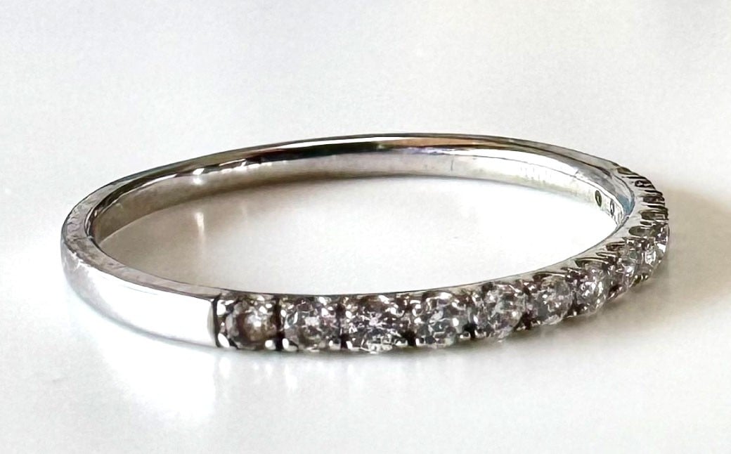 プラチナダイヤモンドリング ハーフエタニティーリング 0.20カラット 【AW-1163/00139】