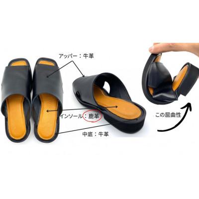 ふるさと納税 御所市 WRAP SANDALS/ラップサンダル　 ブラック×ブラック　26(26.0〜26.5cm) |  | 01