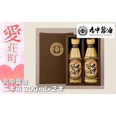ふるさと納税 愛荘町 丸中醤油　蔵の葵　丸中醸造醤油300ml×2本