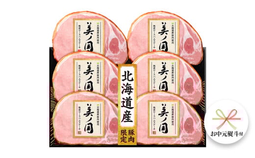 【 お中元 熨斗付 】 日本ハム 美ノ国 ギフトセットA 肉 にく 贈答 ギフト 詰め合わせ ハム  生ハム ロース ステーキ [AA073ci]