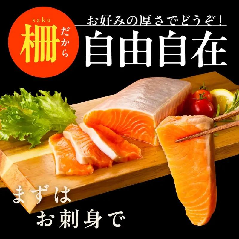 【お試し】サーモン 500g ポーション【訳あり】