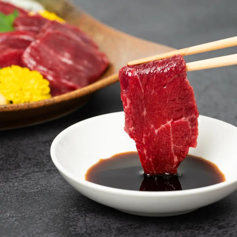 【定期便12回】 赤身 馬刺し 200g