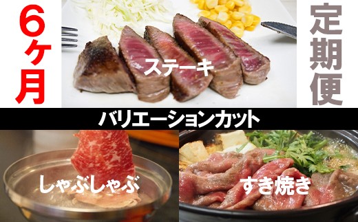 
            【定期便セット】【全6回】佐賀牛赤身バラエティカット(佐賀牛赤身ステーキ・佐賀牛スライス(しゃぶしゃぶ/すき焼き用)・佐賀牛焼肉用)
          