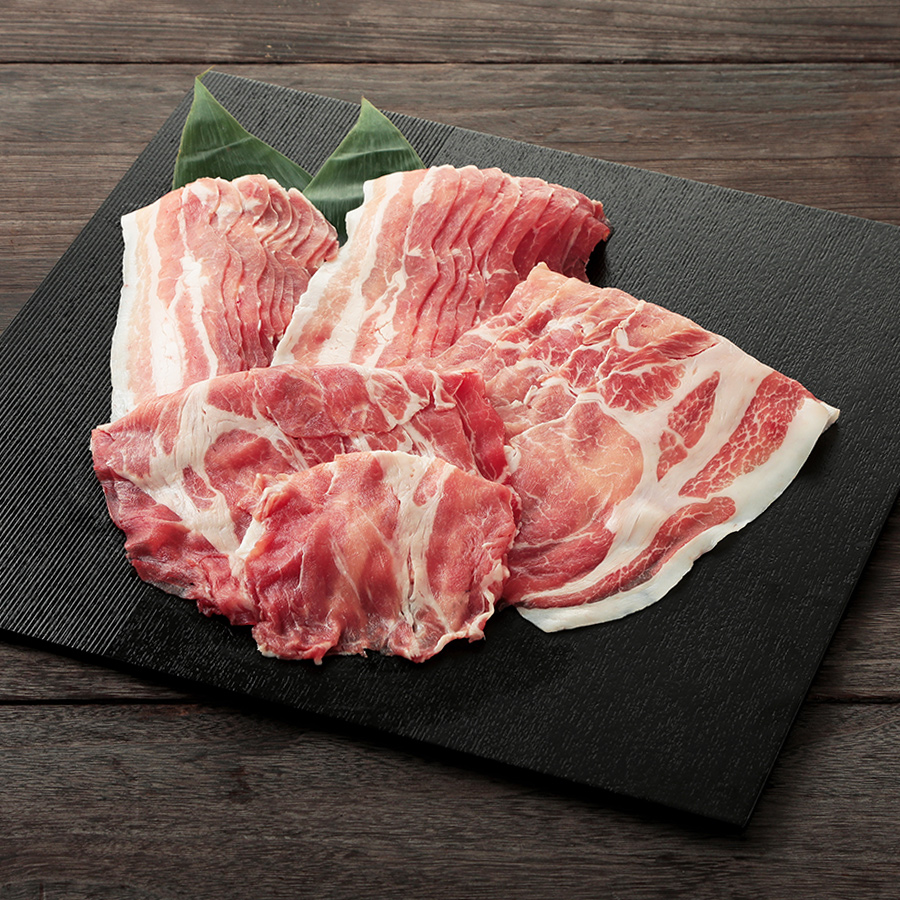 ＜松阪豚専門店　まつぶた＞松阪豚　特選しゃぶしゃぶ用　(リブロース200ｇ・肩ロース200ｇ・バラ肉300ｇ)計700ｇ