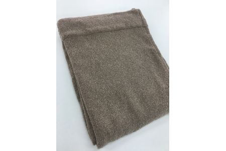 【限定259枚】タスマニアラム75% シルク25% ブークレ ニット毛布 シングル [0229]