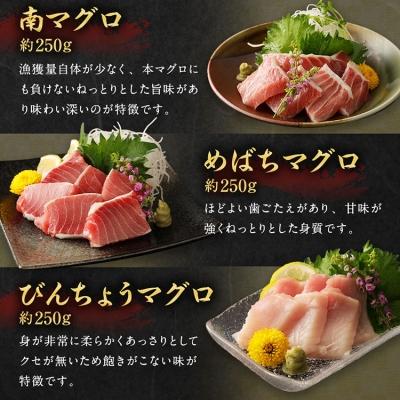 ふるさと納税 室戸市 厳選天然マグロ3種セット(南鮪・目鉢鮪・びんちょう鮪) |  | 02