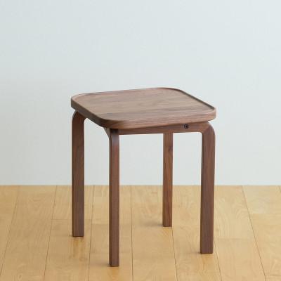 ふるさと納税 府中市 府中市の家具　コッコスツール　ウォールナット材/生地:ラムース(マリンブルー)(組み立て式) |  | 01