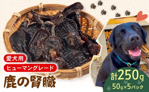 犬用 シカ の 腎臓 スライス 50 g× 5 袋 ジビエ  鹿肉 肉 鹿 ペットフード ドッグフード ペット 安心 健康 おやつ 犬 国産 ごはん ペット ペット用品 ペットフード 犬のおやつ  犬用 ペット用 ご褒美